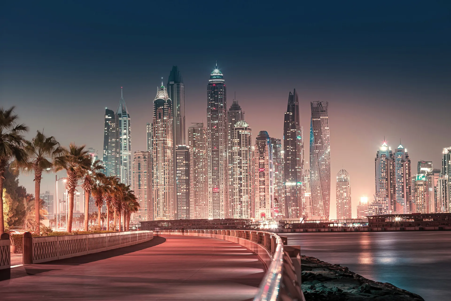 An image of a AUE city skyline